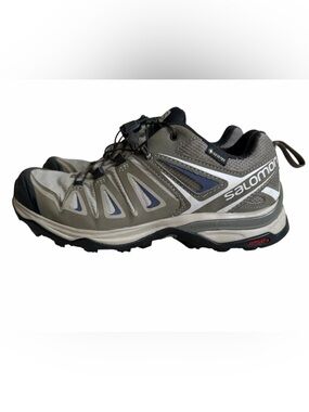 Salomon X Ultra 3 GTX Low Hiking Shoe Womens 7 Brown Waterproof Outdoor Trail